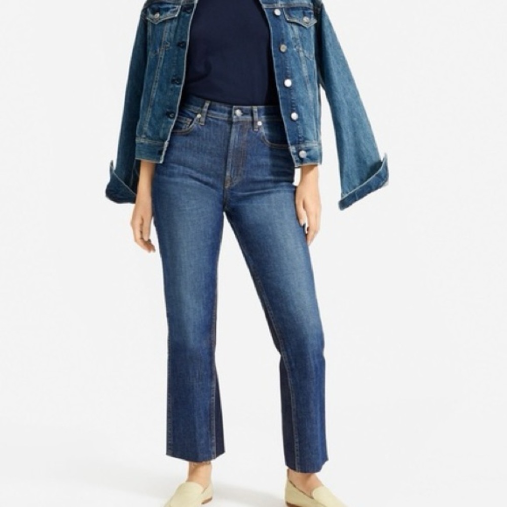 Everlane The Cheeky Bootcut Jean with Frayed Hem
